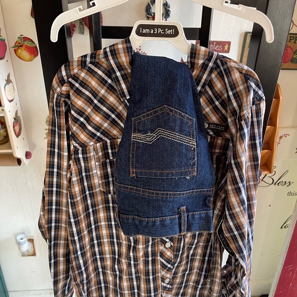 Boys 3peice set new never worn had him looking handsome for school ready to ship - Picture 5 of 9